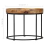 Solid mango wood and steel coffee table 50x40 cm by vidaXL, Coffee table - Ref: Foro24-246672, Price: 126,99 €, Discount: %