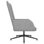 Silla de relajación con reposapiés tela gris claro de vidaXL, Sillones - Ref: Foro24-327578, Precio: 91,68 €, Descuento: %