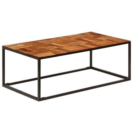 Solid acacia wood and steel coffee table 110x60x40 cm by vidaXL, Coffee table - Ref: Foro24-246678, Price: 129,99 €, Discount: %