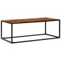 Solid acacia wood and steel coffee table 110x60x40 cm by vidaXL, Coffee table - Ref: Foro24-246678, Price: 129,99 €, Discount: %