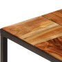 Solid acacia wood and steel coffee table 110x60x40 cm by vidaXL, Coffee table - Ref: Foro24-246678, Price: 129,99 €, Discount: %