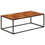 Solid acacia wood and steel coffee table 110x60x40 cm by vidaXL, Coffee table - Ref: Foro24-246678, Price: 129,99 €, Discount: %