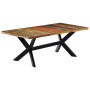 Recycled solid wood dining table 200x100x75 cm by vidaXL, Kitchen and dining tables - Ref: Foro24-247429, Price: 501,77 €, Di...