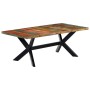 Recycled solid wood dining table 200x100x75 cm by vidaXL, Kitchen and dining tables - Ref: Foro24-247429, Price: 501,77 €, Di...