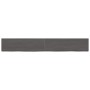 Wandregal aus dunkelbraun behandeltem Eichenholz, 200 x 30 x (2-4) cm von vidaXL, Regale und Regale - Ref: Foro24-363844, Pre...