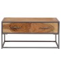 Mesa de centro de madera maciza de acacia 75x75x35 cm de vidaXL, Mesas de centro - Ref: Foro24-247585, Precio: 185,99 €, Desc...