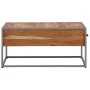 Mesa de centro de madera maciza de acacia 75x75x35 cm de vidaXL, Mesas de centro - Ref: Foro24-247585, Precio: 185,99 €, Desc...