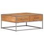 Mesa de centro de madera maciza de acacia 75x75x35 cm de vidaXL, Mesas de centro - Ref: Foro24-247585, Precio: 185,99 €, Desc...