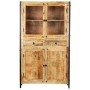 Aparador de madera maciza de mango 100x40x175 cm de vidaXL, Aparadores - Ref: Foro24-247446, Precio: 746,90 €, Descuento: %