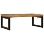 Solid mango wood and steel coffee table 100x50x35 cm by vidaXL, Coffee table - Ref: Foro24-247337, Price: 197,07 €, Discount: %