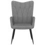 Silla de relajación de tela gris oscuro de vidaXL, Sillones - Ref: Foro24-327546, Precio: 126,99 €, Descuento: %