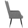 Silla de relajación de tela gris oscuro de vidaXL, Sillones - Ref: Foro24-327546, Precio: 126,99 €, Descuento: %