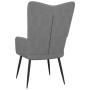 Silla de relajación de tela gris oscuro de vidaXL, Sillones - Ref: Foro24-327546, Precio: 126,99 €, Descuento: %