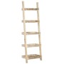 White ladder shelf 75x37x205 cm solid mango wood by vidaXL, Bookcases and shelves - Ref: Foro24-247872, Price: 182,99 €, Disc...