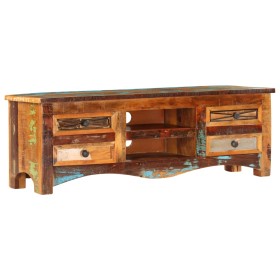 Recycled solid wood TV cabinet 120x30x40 cm by vidaXL, TV Furniture - Ref: Foro24-247516, Price: 275,63 €, Discount: %