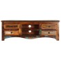 Recycled solid wood TV cabinet 120x30x40 cm by vidaXL, TV Furniture - Ref: Foro24-247516, Price: 275,34 €, Discount: %