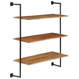 Solid acacia wood wall shelf 94x35x113 cm by vidaXL, Shelves and shelves - Ref: Foro24-247695, Price: 154,99 €, Discount: %