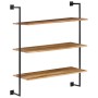 Solid acacia wood wall shelf 94x35x113 cm by vidaXL, Shelves and shelves - Ref: Foro24-247695, Price: 154,99 €, Discount: %