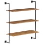 Solid acacia wood wall shelf 94x35x113 cm by vidaXL, Shelves and shelves - Ref: Foro24-247695, Price: 154,99 €, Discount: %