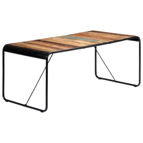 Recycled solid wood dining table 180x90x76 cm by vidaXL, Kitchen and dining tables - Ref: Foro24-247862, Price: 198,14 €, Dis...