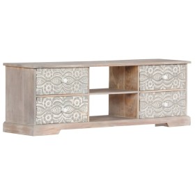 Solid acacia wood TV cabinet 120x30x40 cm by vidaXL, TV Furniture - Ref: Foro24-247688, Price: 227,64 €, Discount: %