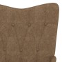 Silla de relajación con reposapiés tela gris taupe de vidaXL, Sillones - Ref: Foro24-327587, Precio: 112,24 €, Descuento: %