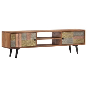 Mueble de TV madera maciza de acacia 140x30x40 cm de vidaXL, Muebles TV - Ref: Foro24-247682, Precio: 300,42 €, Descuento: %