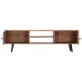 Solid acacia wood TV cabinet 140x30x40 cm by vidaXL, TV Furniture - Ref: Foro24-247682, Price: 300,42 €, Discount: %