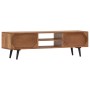 Solid acacia wood TV cabinet 140x30x40 cm by vidaXL, TV Furniture - Ref: Foro24-247682, Price: 300,42 €, Discount: %