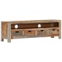 Solid sheesham wood TV cabinet 130x30x40 cm by vidaXL, TV Furniture - Ref: Foro24-247750, Price: 232,63 €, Discount: %