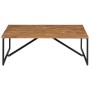 Mesa de centro madera maciza de acacia 110x110x36 cm de vidaXL, Mesas de centro - Ref: Foro24-247699, Precio: 224,67 €, Descu...