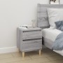 Bedside tables 2 units gray Sonoma 40x35x50 cm by vidaXL, Lockers and storage cabinets - Ref: Foro24-821839, Price: 80,77 €, ...