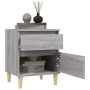 Bedside tables 2 units gray Sonoma 40x35x50 cm by vidaXL, Lockers and storage cabinets - Ref: Foro24-821839, Price: 80,77 €, ...