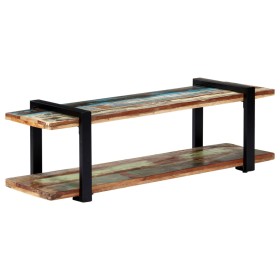 Solid wood TV stand made from recycled wood, 130x40x40 cm by vidaXL, TV Furniture - Ref: Foro24-247884, Price: 113,18 €, Disc...