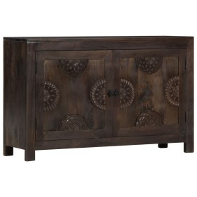 Sideboard with carved design solid mango wood 110x35x70 cm by vidaXL, Sideboards - Ref: Foro24-247765, Price: 384,91 €, Disco...