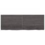 Dark brown treated oak wood wall shelf 140x50x(2-6)cm by vidaXL, Shelves and shelves - Ref: Foro24-363825, Price: 83,95 €, Di...