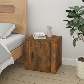 Smoked oak nightstand 50x39x47 cm by vidaXL, Lockers and storage cabinets - Ref: Foro24-816698, Price: 44,99 €, Discount: %