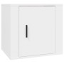 White nightstand 50x39x47 cm by vidaXL, Lockers and storage cabinets - Ref: Foro24-816688, Price: 38,22 €, Discount: %