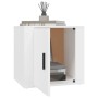 White nightstand 50x39x47 cm by vidaXL, Lockers and storage cabinets - Ref: Foro24-816688, Price: 38,22 €, Discount: %