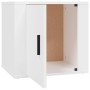 White nightstand 50x39x47 cm by vidaXL, Lockers and storage cabinets - Ref: Foro24-816688, Price: 38,22 €, Discount: %