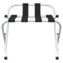 Suitcase support with silver backrest 56x39x52 cm by vidaXL, Luggage racks and suitcase holders - Ref: Foro24-153074, Price: ...