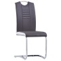 Cantilever dining chairs 4 units gray synthetic leather by vidaXL, dining chairs - Ref: Foro24-281774, Price: 288,05 €, Disco...