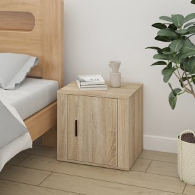 Oak Sonoma bedside table 50x39x47 cm by vidaXL, Lockers and storage cabinets - Ref: Foro24-816694, Price: 44,56 €, Discount: %