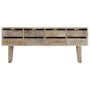 Solid mango wood sideboard 140x30x60 cm by vidaXL, Sideboards - Ref: Foro24-247914, Price: 265,57 €, Discount: %