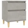 Betongrauer Nachttisch 40x35x50 cm von vidaXL, Schließfächer und Lagerschränke - Ref: Foro24-821834, Preis: 49,09 €, Rabatt: %