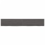 Wandregal aus dunkelbraun behandeltem Eichenholz, 180 x 30 x (2-4) cm von vidaXL, Regale und Regale - Ref: Foro24-363836, Pre...