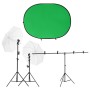 Photo studio kit with lighting and background by vidaXL, Flashes and studio lighting - Ref: Foro24-3143939, Price: 126,42 €, ...