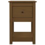 Bedside table solid honey brown pine wood 40x35x61.5 cm by vidaXL, Lockers and storage cabinets - Ref: Foro24-821735, Price: ...