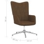 Silla de relajación de tela marrón de vidaXL, Sillones - Ref: Foro24-327592, Precio: 71,99 €, Descuento: %