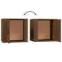 Brown oak nightstand 50x39x47 cm by vidaXL, Lockers and storage cabinets - Ref: Foro24-816702, Price: 45,99 €, Discount: %